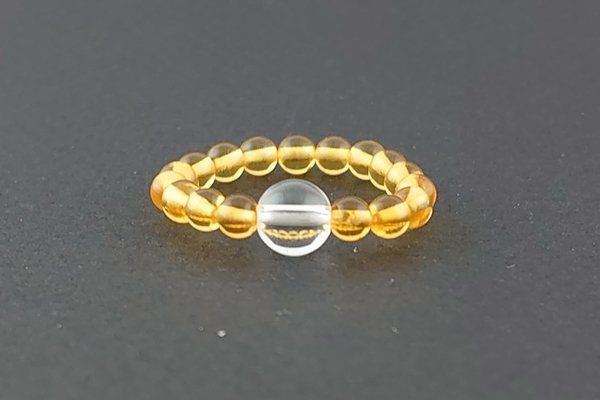 画像1: 琥珀リング (1)