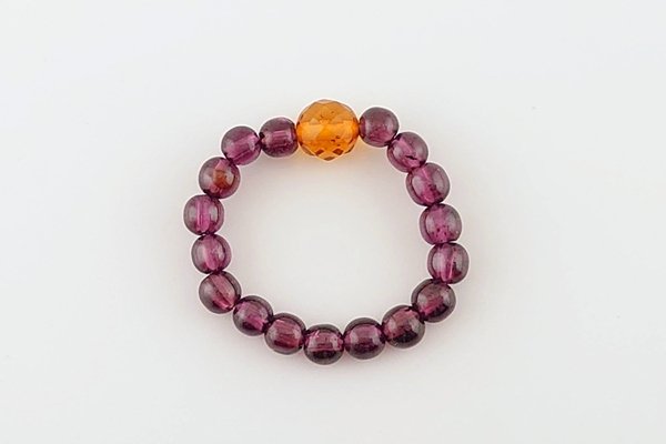 画像4: 琥珀リング (4)