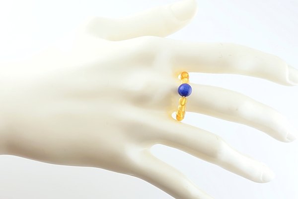 画像4: 琥珀リング (4)