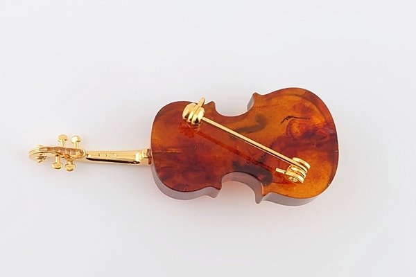 画像5: 琥珀ブローチ (5)