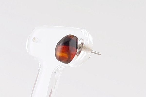 画像3: 【片耳】久慈産琥珀ピアス (3)