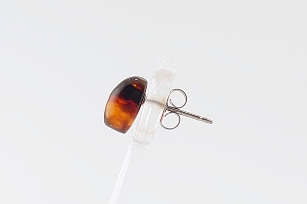 画像4: 【片耳】久慈産琥珀ピアス (4)