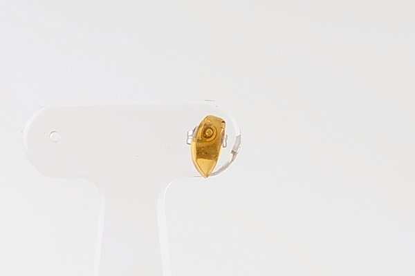 画像2: 【片耳】久慈産琥珀ピアス (2)