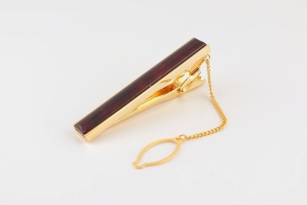 画像1: 久慈産琥珀タイピン (1)