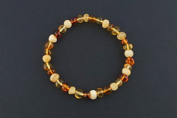 画像1: 琥珀ブレスレット (1)