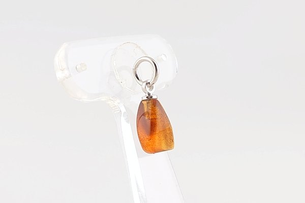 画像4: 久慈産琥珀ペンダント (4)