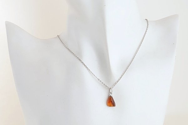 画像6: 久慈産琥珀ペンダント (6)