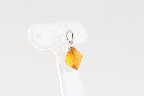 画像4: 久慈産琥珀ペンダント (4)