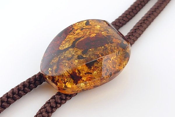 画像5: 琥珀ループタイ (5)