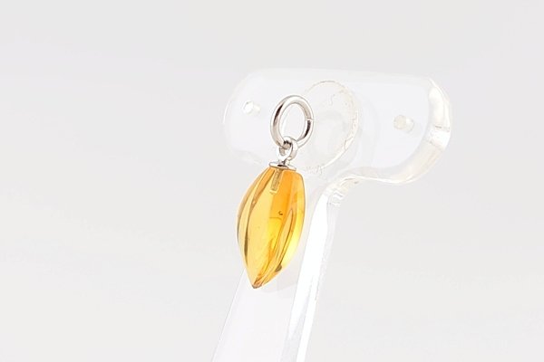 画像2: 久慈産琥珀ペンダント (2)