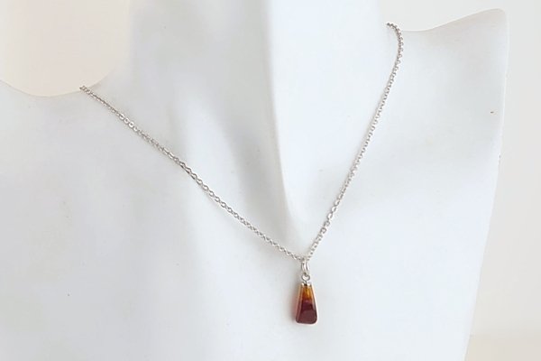 画像6: 久慈産琥珀ペンダント (6)