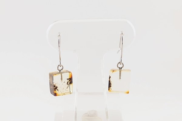 画像3: 琥珀ピアス (3)