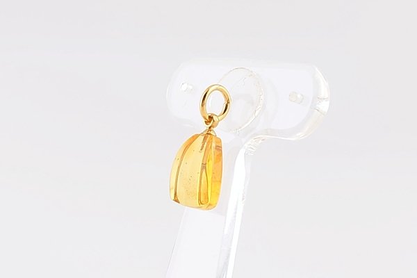 画像2: 久慈産琥珀ペンダント (2)