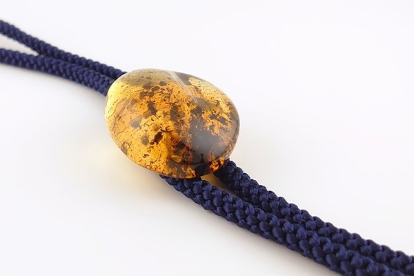 画像4: 琥珀ループタイ (4)