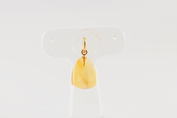 画像1: 久慈産琥珀ペンダント (1)