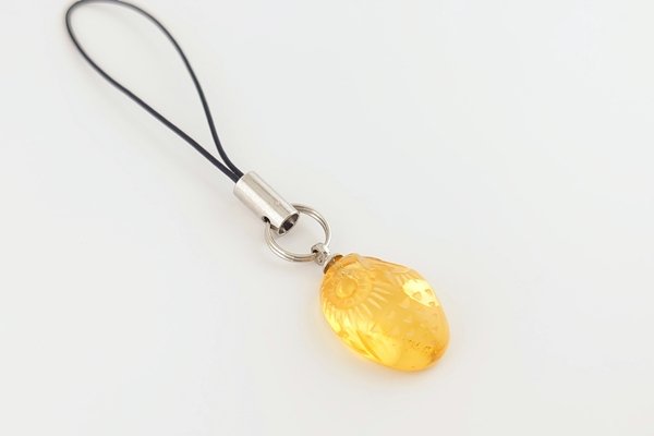 画像4: 琥珀ストラップ＜ふくろう＞ (4)