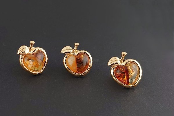 画像6: 琥珀ブローチ (6)