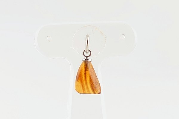 画像1: 久慈産琥珀ペンダント (1)