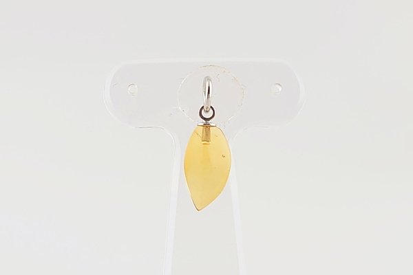 画像1: 久慈産琥珀ペンダント (1)