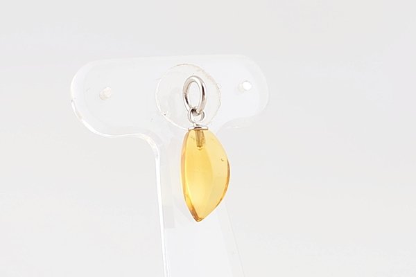 画像4: 久慈産琥珀ペンダント (4)