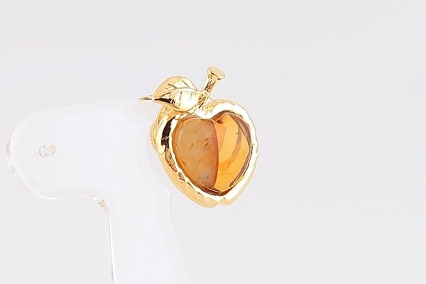 画像2: 琥珀ブローチ (2)