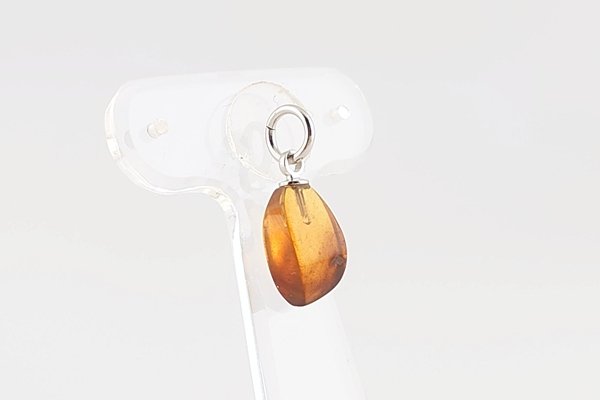 画像4: 久慈産琥珀ペンダント (4)