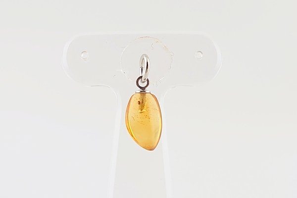 画像1: 久慈産琥珀ペンダント (1)