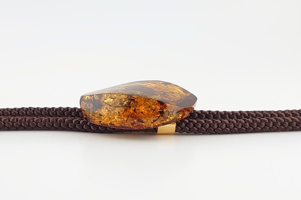 画像6: 琥珀ループタイ (6)
