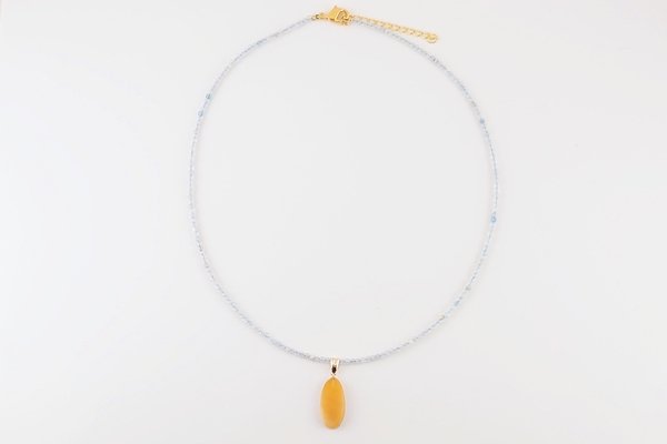 画像3: 久慈産琥珀ペンダント（ネックレス付き） (3)