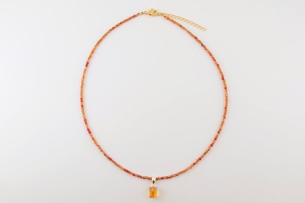 画像3: 久慈産琥珀ペンダント（ネックレス付き） (3)