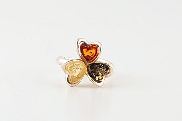 画像1: 琥珀リング (1)