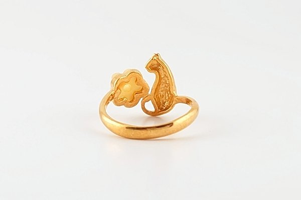 画像5: 琥珀リング (5)