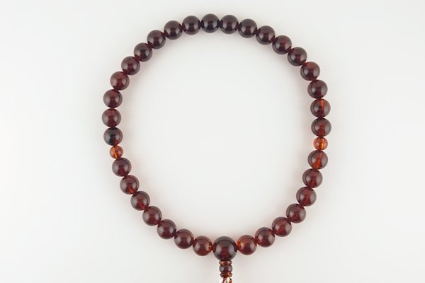 画像2: 久慈産琥珀念珠　女性用 (2)