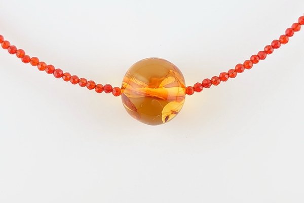 画像3: 琥珀ネックレス (3)
