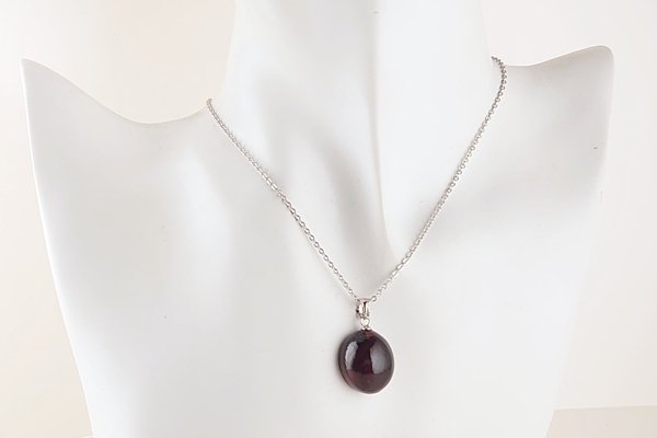 画像5: 久慈産琥珀ペンダント (5)