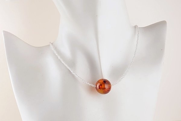 画像7: 琥珀ネックレス (7)