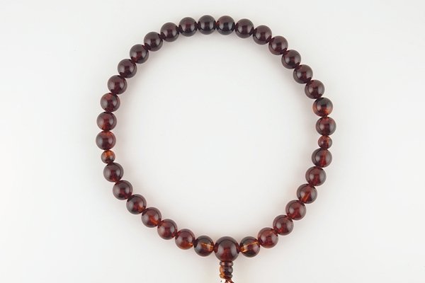 画像2: 久慈産琥珀念珠　女性用 (2)