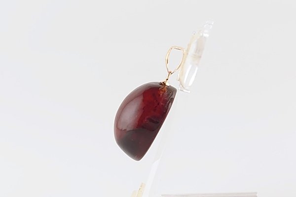 画像3: 久慈産琥珀ペンダント (3)