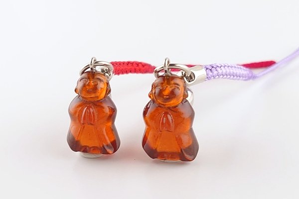 画像1: 琥珀根付 (1)