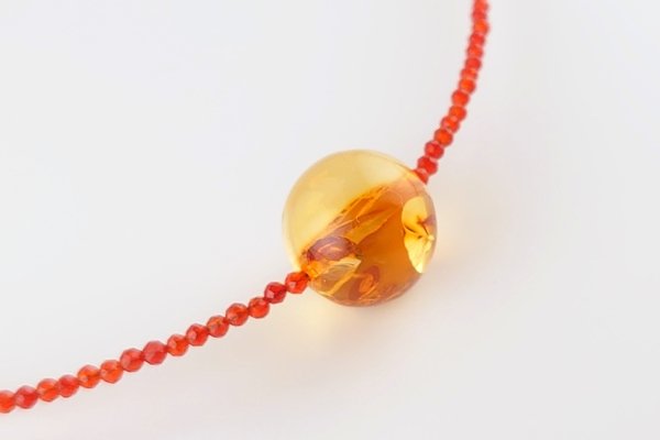 画像4: 琥珀ネックレス (4)