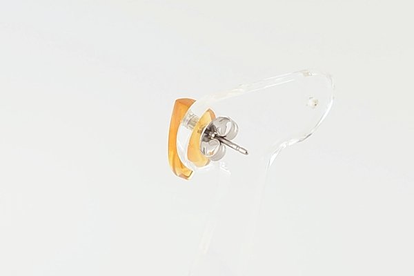 画像5: 【片耳】久慈産琥珀ピアス (5)