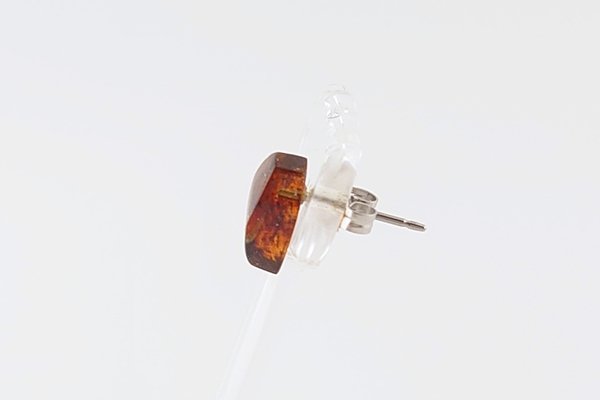 画像4: 【片耳】久慈産琥珀ピアス (4)