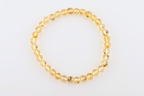 画像2: 虫入り琥珀ブレスレット (2)