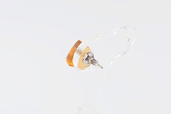 画像5: 【片耳】久慈産琥珀ピアス (5)