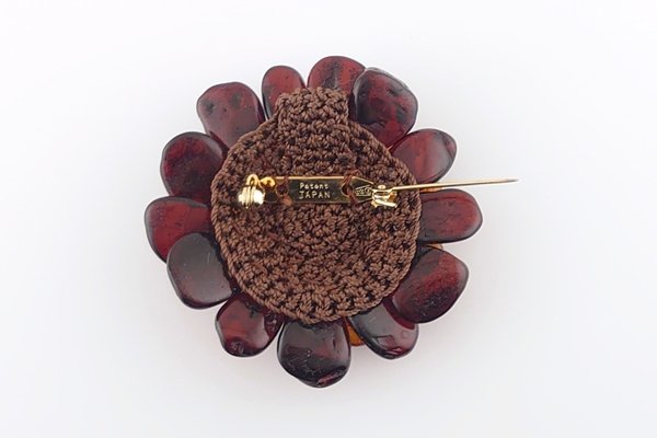 画像6: 琥珀ブローチ（ペンダント兼用） (6)