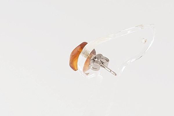 画像5: 【片耳】久慈産琥珀ピアス (5)