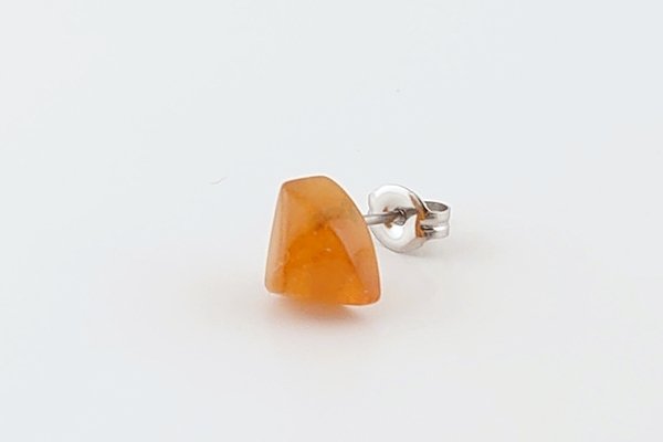 画像2: 【片耳】久慈産琥珀ピアス (2)
