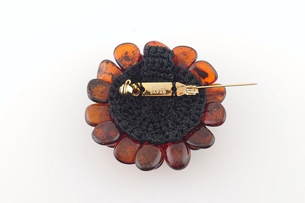 画像6: 琥珀ブローチ（ペンダント兼用） (6)