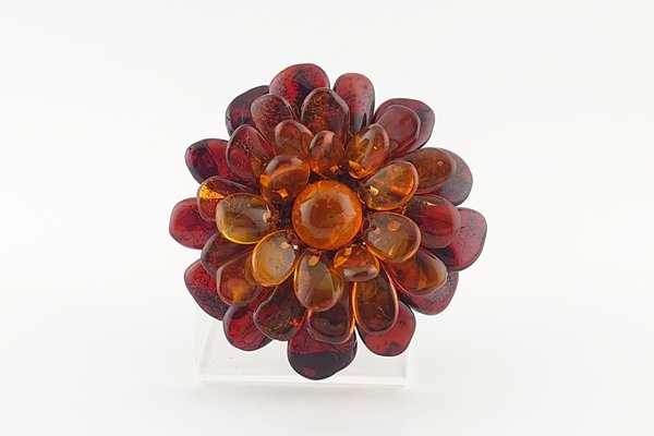 画像2: 琥珀ブローチ（ペンダント兼用） (2)