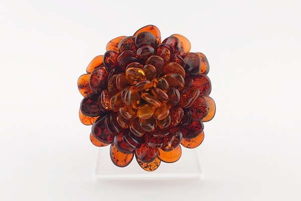 画像1: 琥珀ブローチ（ペンダント兼用） (1)